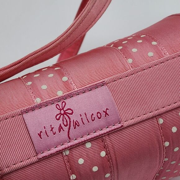 Rita Wilcox Vintage Pink Ribbon Handmade Mini Bag - Picture 7 of 10